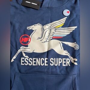New- Homme + Femme - Pegasus Hoodie - Navy
